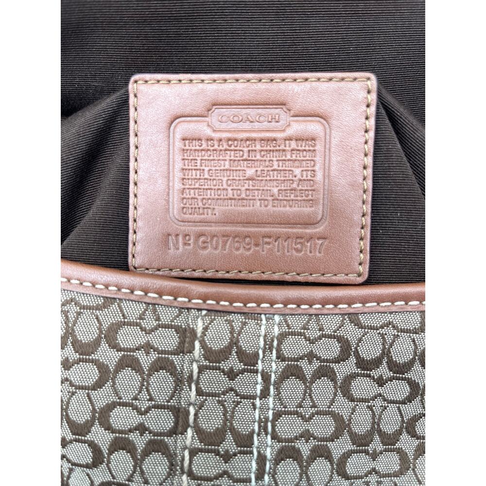COACH SOHO Y2K Signature Studded Suede and Leather, Micro C, RARE - Picture 4 of 14